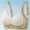 White, variant on Super Gather Bra Soft Comfortable Gather Bra Wireless Up Bra Lift Bra Women Lingerie Everyday Sports Bras, Push-Up Bras with 3-Level Adjustable Straps, Breathable Cotton Bralettes for Sensitive Skin