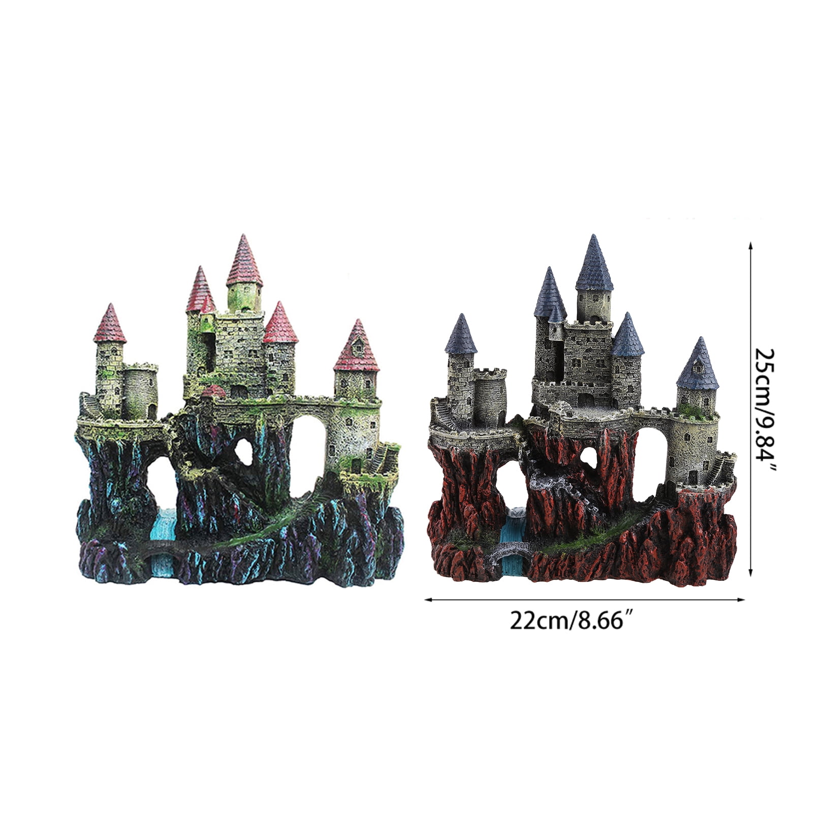 Aquarium Resin Decoration for Fish for Tank European Castle Ornaments Pet Suppli