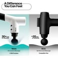 thumbnail image 3 of Vybe Premium Deep Tissue Muscle Massage Gun with 5 Speeds and 4 Attachments, 3 of 9