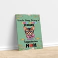thumbnail image 3 of Kinda Busy Being Kindergarten Teacher and Abyssinian Mom Vertical Matte Canvas Poster Cat Lover Kitten Owner Gifts Wall Art Home Decor - 02005, 3 of 5