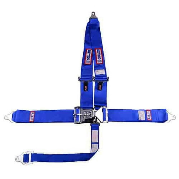 RJS Racing Equipment 1125403 5-Point Latch and Link Racing Harness Blue