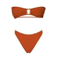 thumbnail image 5 of Babysbule Swimsuits for Women Fashion Women Split Swimsuit Show Waist Solid Color Bikini, 5 of 5