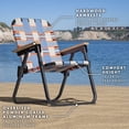 thumbnail image 3 of GoSports Outdoors WOVN Beach Backpack Chair - Premium Folding Camping Chair - 9 Styles Available - BAJA, 3 of 7