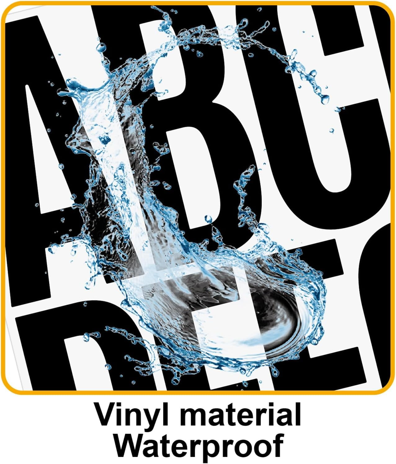 305 Pcs Waterproof 5" Vinyl Alphabet & Number Stickers - Self-Adhesive for Mailboxes, Windows, Doors, Signs, Vehicles, and More (Black, 5 Inch)