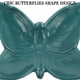 thumbnail image 3 of Jabonera de cerámica con diseño de mariposas decorativas, bandeja escurridora para baño., 3 of 5