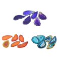 thumbnail image 4 of 6 Piezas De Ágata Irregular Rebanadas Ágata Rebanada Piedras licencia Minerales Ágatas Para Joyería Fabricación De Piedras Decorativas Gloria Ágata rebanadas colgante, 4 of 9