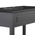 thumbnail image 6 of Sink Vanity Cabinet, Grey Gray Black, Wood, Hotel Bedroom Bathroom, Modern Contemporary HB34053, 6 of 9
