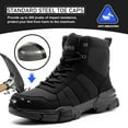 thumbnail image 2 of Sogetch Steel Toe Boots for Men Women Comfortable Lightweight Work Boots Indestructible Safety Shoes, 2 of 7