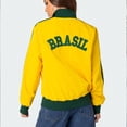 thumbnail image 2 of Womens Zip Up Sweatshirts Jackets Brazil Graphic Long Sleeve Casual Loose Aesthetic Trendy Outwear with Pockets, 2 of 7