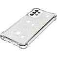 thumbnail image 3 of Slim Fit Phone Case for Samsung Galaxy A13, Glitter Liquid Quicksand Effect Silicone Soft TPU Case with Camera Lens and Screen Protection Cover for Galaxy A13 4G/5G,LSWT Colorful, 3 of 14