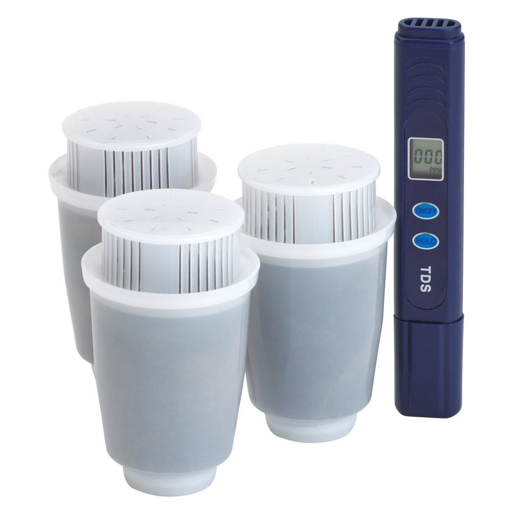 ZeroWater® Replacement Filters Compatible with Standard Brita Water Pitchers White Walmart