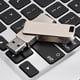 thumbnail image 3 of USB 3.0 Flash Drive Puerto Drive USB C Diseño Giratorio - Plata 16gb Sunnimix Memoria USB, 3 of 8