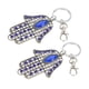 thumbnail image 1 of Llavero Con Amuleto De Mal De Ojo, Forma De Palma Hueca, Portátil, Exquisito, 2 Uds., Llavero De Mal De Ojo Para Bolso De Mano, Trabilla Para Cinturón Y Mochila OTVIAP Evil Eye Decor Keychain, 1 of 8