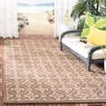 thumbnail image 2 of SAFAVIEH Courtyard Alastar Geometric Indoor/Outdoor Area Rug, 8' x 11', Chocolate/Cream, 2 of 9