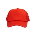 thumbnail image 2 of Top Headwear Youth Unisex Kids Snapback Trucker Cap, Red, 2 of 3