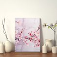 thumbnail image 4 of Canvas Prints Wall Art Framed Hanging Painting Wall Art,Cherry Blossoms With Pink And White Flowers In Full BloomDecor Canvas Art for Home Decor, Living Room, Office-12x16 Inches, 4 of 4