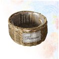 thumbnail image 3 of BEADCEST Flower Planter Light Brown Woven Flower Pot for Garden Use 1Pack, 3 of 8