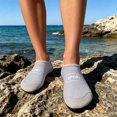 thumbnail image 5 of lnmuld Men Women SPORT Water Shoes Non Aqua Socks for Beach Pool Surf Yoga Color:Grey,Size:7.5, 5 of 6