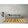 thumbnail image 3 of Ahgly Company Indoor Rectangle Abstract Brown Modern Area Rugs, 2' x 5', 3 of 4