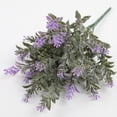 thumbnail image 2 of Artificial Plants Lavender, 6 Bundles Outdoor UV Resistant Greenery Fake Shrubs Simulation Plants Indoor Outside Hanging Planter Home Garden Decor, 2 of 4
