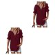 thumbnail image 3 of Minnieouse Blusa holgada para mujer, camisa bonita informal con flores, disfraz de vacaciones en la playa, fiesta de verano, Top fresco, Type12 NO12, 3 of 6
