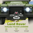 thumbnail image 4 of Qaba Land Rover Licensed Kids Ride on Truck, 12V Ride on Toy, Dark Green, 4 of 10