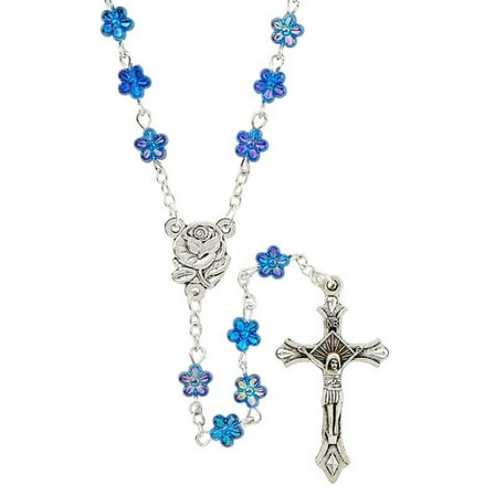 Floral Rosary - Sapphire Rosary