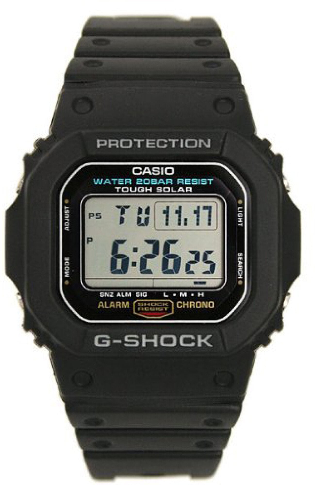 Men's G5600E-1 Grey Resin Quartz Watch - Walmart.com