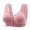Rose Gold, variant on AWZXDE Womens Bras Middle Aged Plus Size Wireless Front Buckle Fixed Padding Cotton Vest Style 2026
