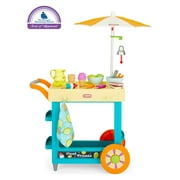Little Tikes 2-in-1 Lemonade & Ice Cream Toy Cart with 25 Pieces and Chalkboard, Pretend Play Kitchen Toys Playset, Multi-Color for Kids Girls Boys Ages 2+