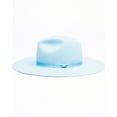 thumbnail image 3 of Rodeo King Women's Tracker Felt Western Fashion Hat Light Blue 7 3/8, 3 of 3