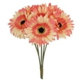 thumbnail image 2 of 6 PCS Artificial Gebera Daisies Silk Flowers Fake Daisy Real Touch PU Faux Flowers Bouquet for Party Home Arrangements Vase Kitchen Garden Wedding Decor, 2 of 4