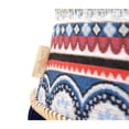 thumbnail image 3 of Leona Decorative Ottoman Blue Multicolored, 3 of 9