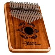 Luna Kalimba LPK HONU 17C Koa Wood 17 Key Thumb Piano with Soft Case