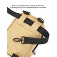 thumbnail image 5 of Lava Multipurpose Sling Bag - Adjustable Nylon Crossbody/Waist Pack (7.9", Black), 5 of 7