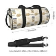 thumbnail image 2 of Easygdp Peanuts Travel Duffle Bag,Carry on Bag Travel Bags Gym Bag Carry On Luggage Bags, 2 of 6