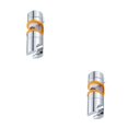 thumbnail image 1 of Bewildely Accesorios de baño Universal 18 ~ 25mm ABS plástico ducha tobogán barra soporte abrazadera ajustable soporte reemplazo naranja 2piezas Bewildely CBP120193, 1 of 6