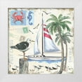 thumbnail image 1 of Phillips, Anita 26x26 White Modern Wood Framed Museum Art Print Titled - Post Cards and Palms, 1 of 4