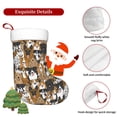 thumbnail image 5 of Salouo Cute Puppy Print Christmas Stockings,Large Xmas Stocking Set of 1 Holiday and Farmhouse Stocking for Christmas Holiday Party Decoration(17.7*11 Inch), 5 of 7