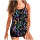 thumbnail image 1 of Traje de Baño de Cintura Alta, Conservador de la Cubierta Del Vientre Dividido Pantalones de Esquina Plano Conjunto de Traje de Baño Hecho de 95% Poliéster 5% Spandex, Pantalones de Vestido de Mujer, 1 of 3