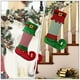 thumbnail image 3 of GOOHOCHY 2 piezas de decoración para árbol de Navidad, bolsa para calcetines navideños, calcetines bonitos, 3 of 8