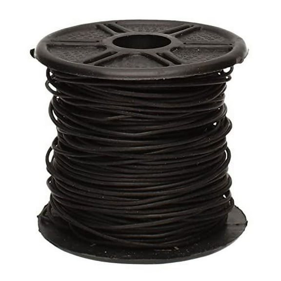 The Beadsmith Leather Cord – Red Brown – .5mm Spool – 25 Yards/22.86 Meters – Indian Leather Thong Ideal for Braiding, Beading, Necklaces, Fine Lacing, Hair Accessories & DIY Jewelry Making