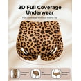 thumbnail image 6 of INNERSY Seamless High Waist Briefs Underwear for Women Soft No Show Panties 4 Pack(M,Leopard & Solid‌), 6 of 9