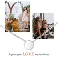 thumbnail image 4 of ChicSilver 925 Sterling Silver Dot Necklace for Women Round Sterling Silver Pendant Necklace for Women, 4 of 7