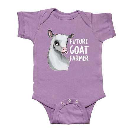 

Inktastic Future Goat Farmer Gift Baby Boy or Baby Girl Bodysuit