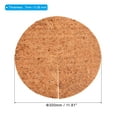 thumbnail image 2 of Uxcell 12" Y Coconut Fiber Mulch Ring Thick Mat Tree Protector Root Soil Cover, 3 Pack, 2 of 5