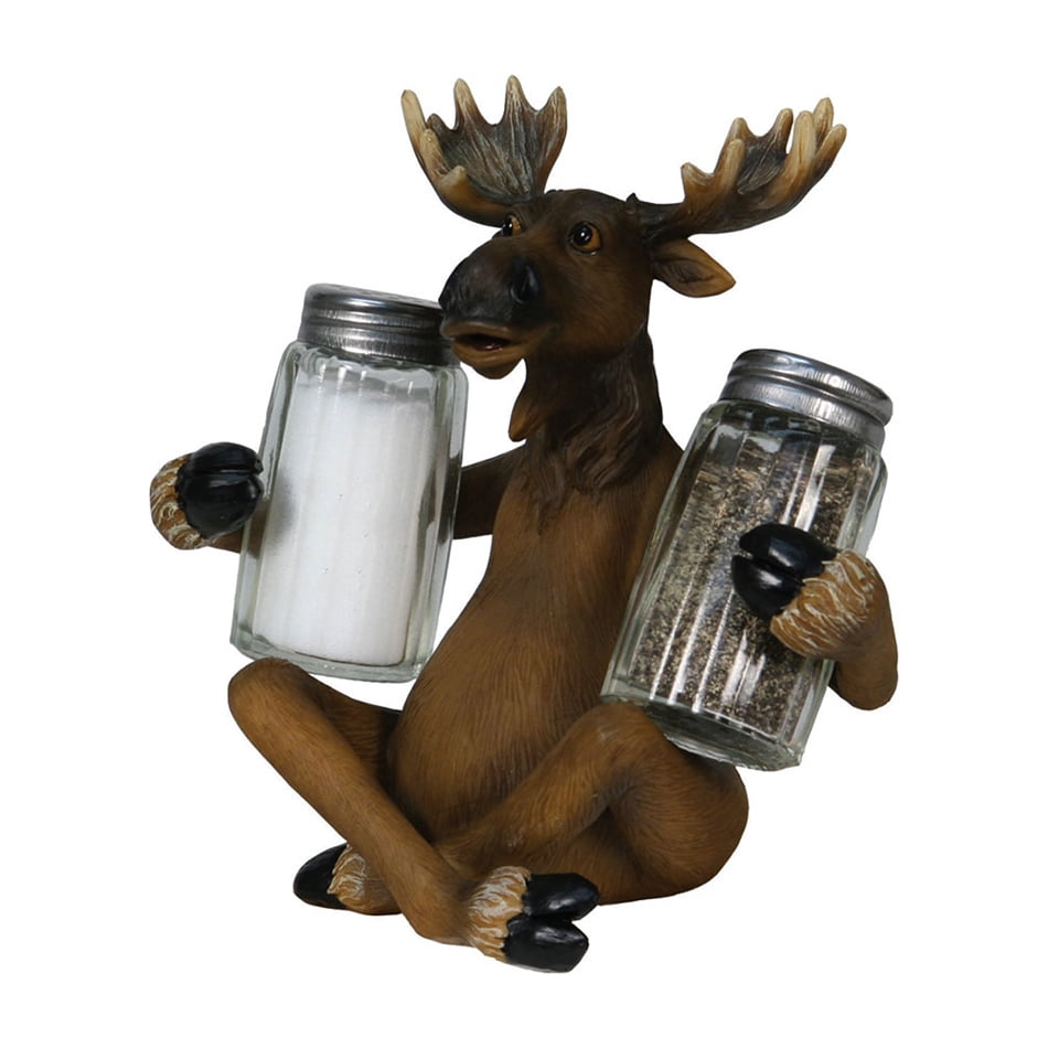 Rivers Edge Products Salt and Pepper Shaker Moose