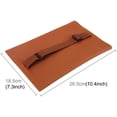 thumbnail image 2 of Leather Multifunction Hanger Tissue Box Paper Napkin Bag Hanging Paper Towel Box, Suitable for Car Sun Visor Back Seat(Black), 2 of 8