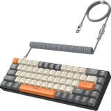 68 Keys-Light Yellow-Blue Switch