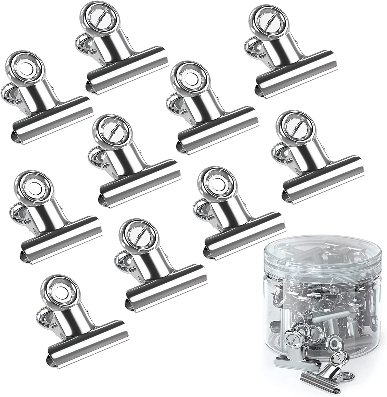 50 Pack Metal Push Pins Clips Heavy Duty Clips with Pins for Cork Boards,  Bulletin Boards and Cubicle Walls for Office School Home Decorative and No